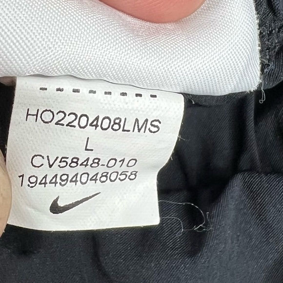 NIKE DRI-FIT Black Pull on Flex Bliss Lux Slim Fit Training Pants Women's Large - Picture 9 of 9